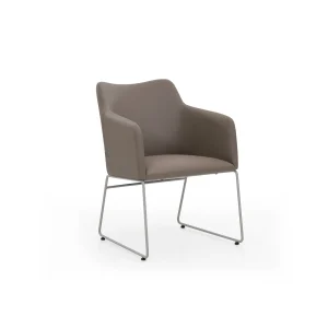 Лила посетителски стол